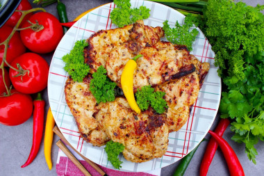 Шашлык из корейки свинины
