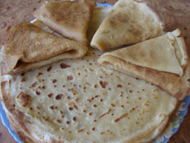 Блины на молоке и пиве