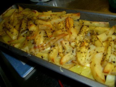 Картошка с мясом в духовке