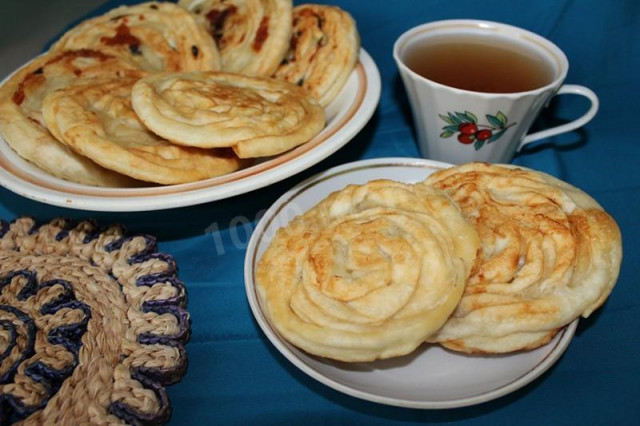 Солодкі коржі зі сметаною з листкового тіста на сковороді рецепт з фото покроково 