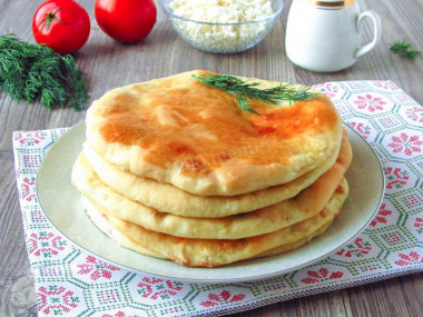 Хачапури с творогом в духовке