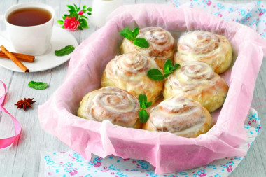 Булочки Синнабон с корицей
