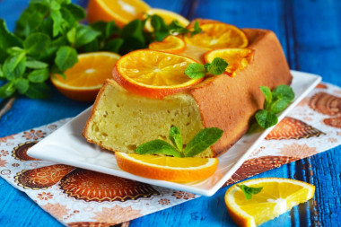 Кекс с апельсиновой цедрой