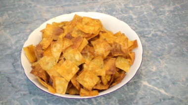 Лавашные чипсы в духовке