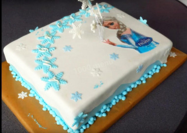 Торт Холодное сердце Эльза для девочек