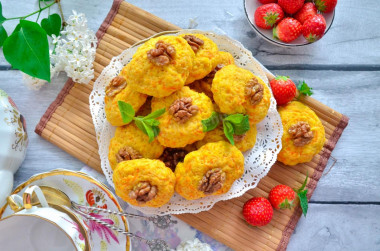 Морковное печенье домашнее