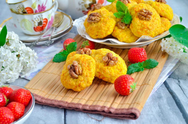 Морковное печенье домашнее