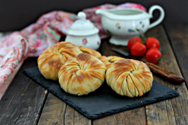Самса с картошкой и фаршем