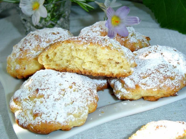 Яблучне пісочне печиво рецепт з фото покроково 