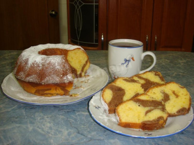 Кекс апельсиновый с шоколадом