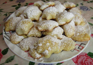 Домашнее лимонное печенье на сметане