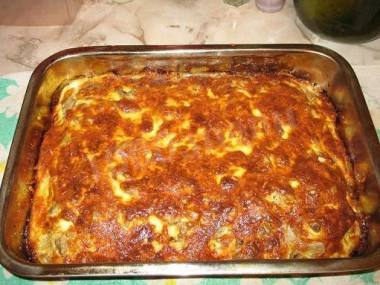 Картофельная запеканка с грибами