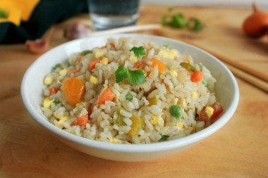 Мексиканская смесь в мультиварке с рисом