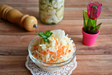 Квашеная капуста без уксуса