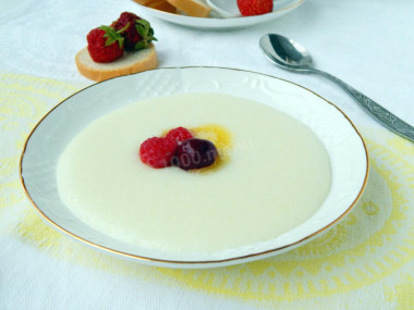 Манная каша в микроволновке