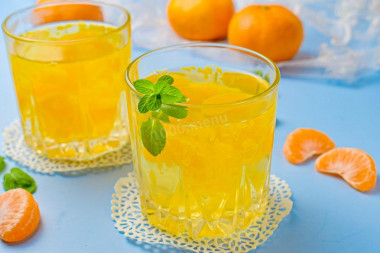 Компот из мандаринов простой