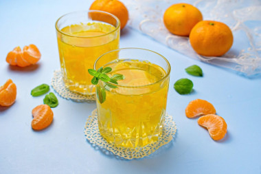 Компот из мандаринов простой