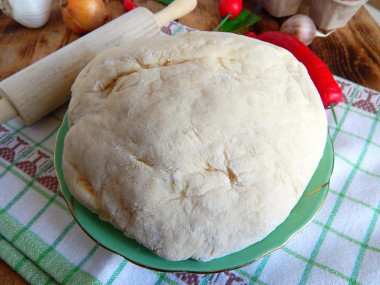 Тесто для пиццы на молоке