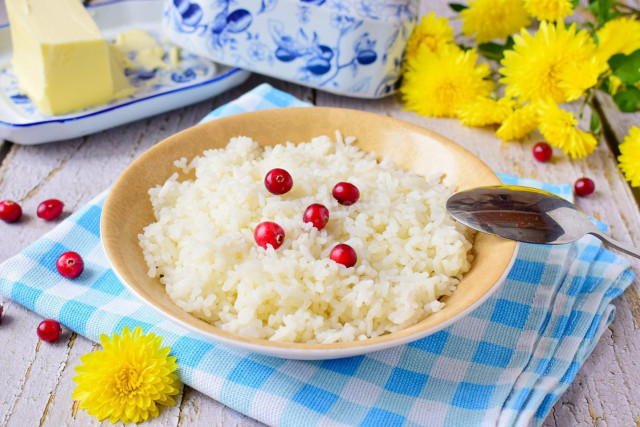 Каша рисова розсипчаста рецепт з фото покроково 