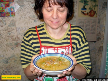 Постные щи из квашеной капусты