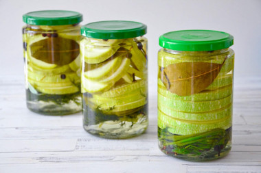 Маринованные кабачки пальчики оближешь