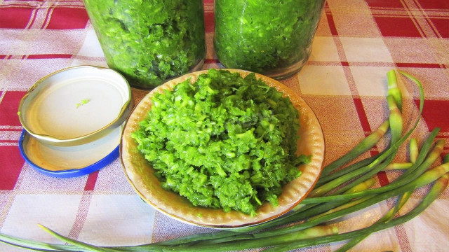 Паста з часникових стрілок на зиму рецепт з фото покроково і відео 