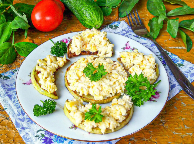 Кабачки з сиром на сковороді з часником рецепт з фото покроково 