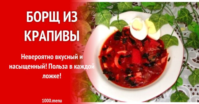 Борщ з кропиви