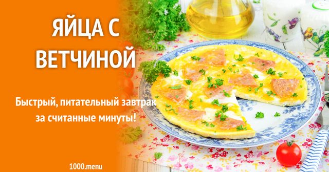 Яйця з шинкою